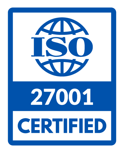 Logo certificazione ISO 27001