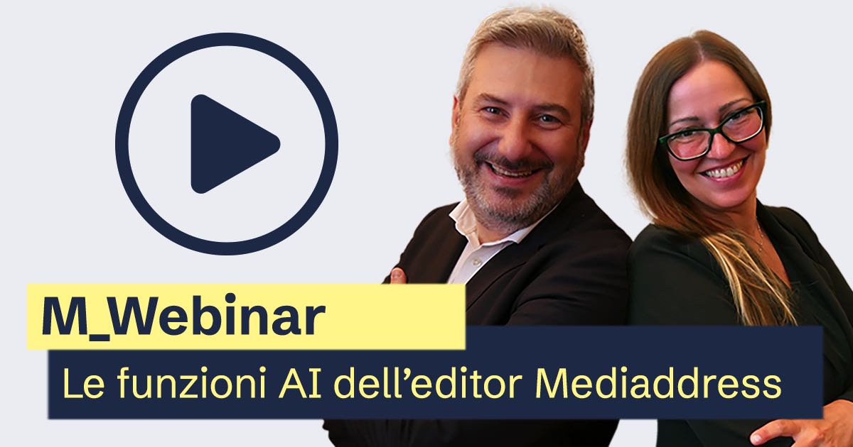 Creare comunicati? Usa le funzioni AI dell’editor Mediaddress!