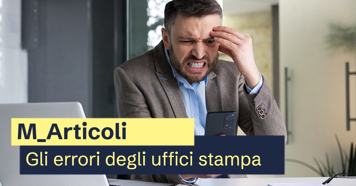 I peggiori errori degli addetti stampa secondo i giornalisti