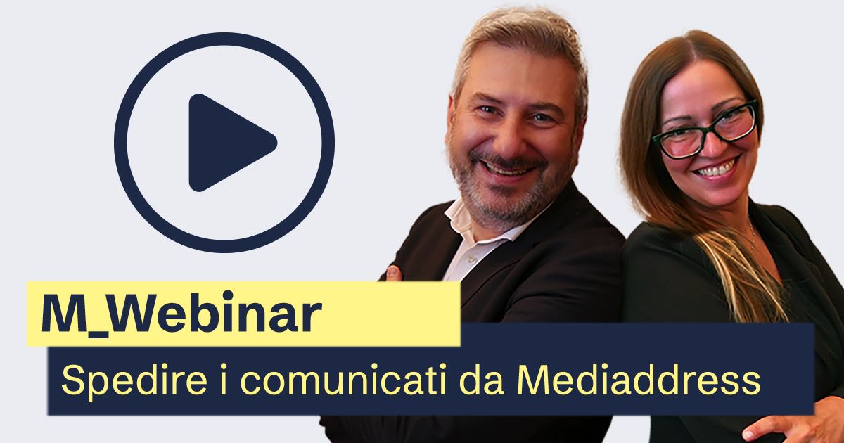 Spedire comunicati da Mediaddress